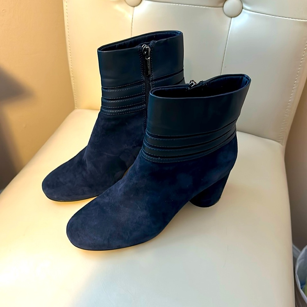 Karl Lagerfeld Navy Boots size 6